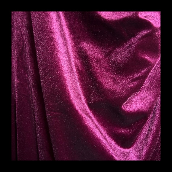 Candalite Velvet One-Shoulder Dress - Picture 5 of 8